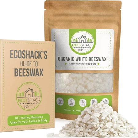 Organic White Beeswax Pellets 500g | Cosmetic Grade Pure Natural Wax for DIY / MINIMUM ORDER 50 PACKS