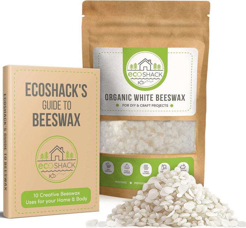 Organic White Beeswax Pellets 500g | Cosmetic Grade Pure Natural Wax for DIY / MINIMUM ORDER 50 PACKS