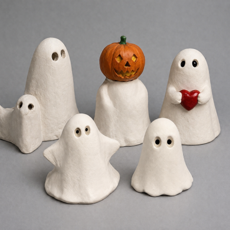 ‘Booella’ Hand Painted Miniature Ghost Figurine