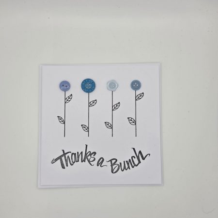 Hand crafted Thank you card