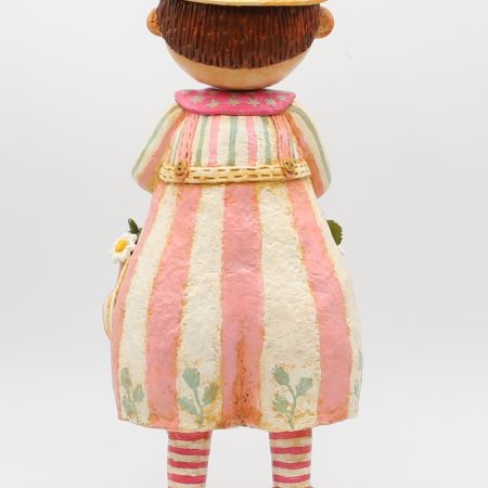 Handmade Paper Clay Collectable Toby Bramley Art Doll, 32 cm Tall