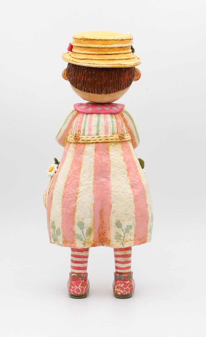 Handmade Paper Clay Collectable Toby Bramley Art Doll, 32 cm Tall