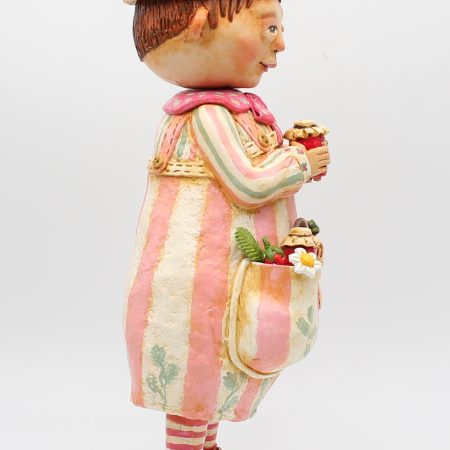 Handmade Paper Clay Collectable Toby Bramley Art Doll, 32 cm Tall