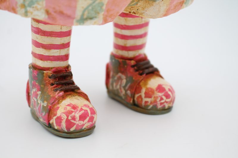 Handmade Paper Clay Collectable Toby Bramley Art Doll, 32 cm Tall