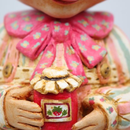 Handmade Paper Clay Collectable Toby Bramley Art Doll, 32 cm Tall