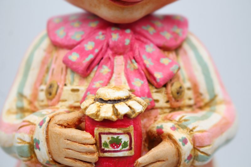 Handmade Paper Clay Collectable Toby Bramley Art Doll, 32 cm Tall