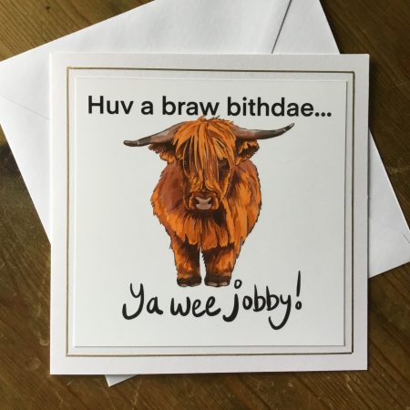 Funny Scottish Birthday Card