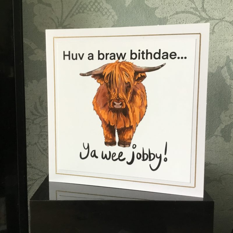 Funny Scottish Birthday Card