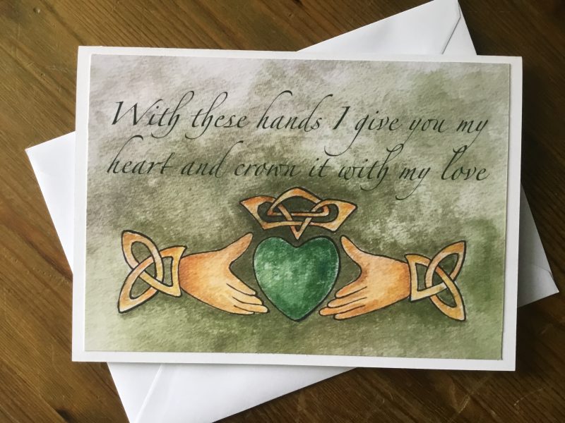 Irish Love Declaration Art Card