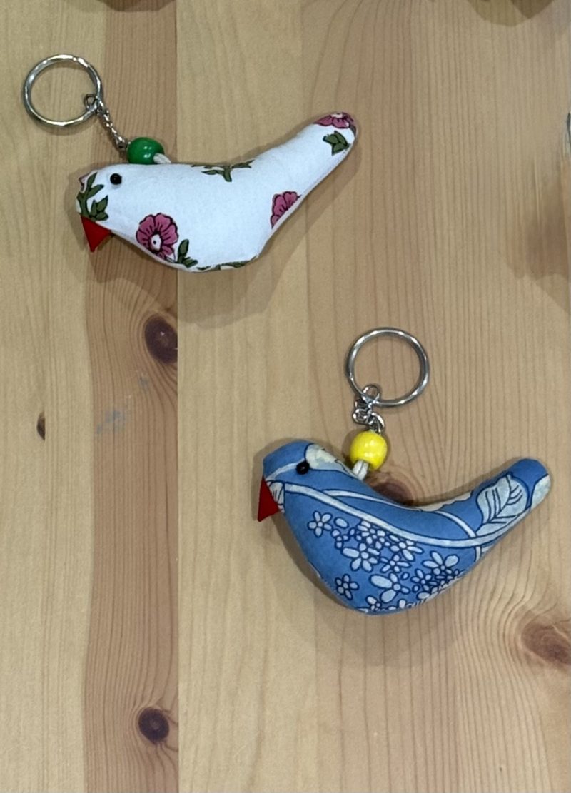 Fabric Keyring/ Padded Bag Charm