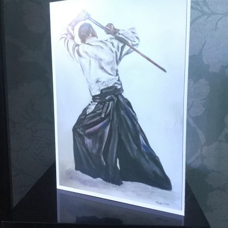 Akido Watercolour Art Card
