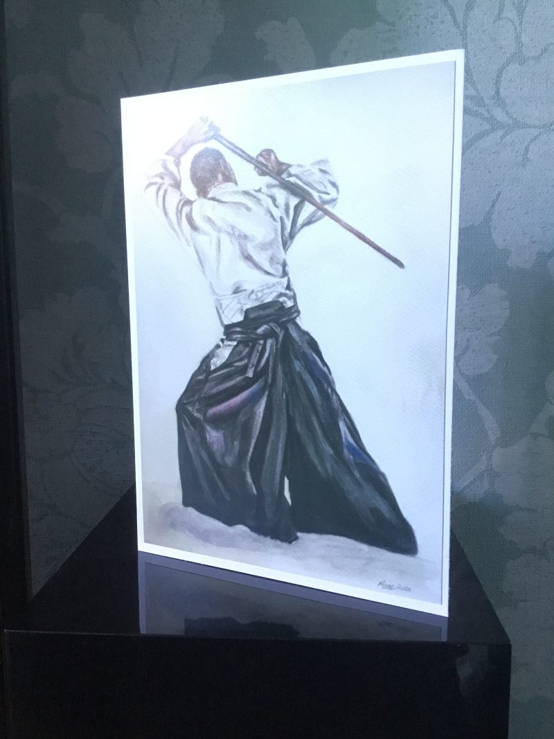 Akido Watercolour Art Card