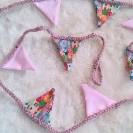 Homes or Nature Themed Fabric Bunting 2 metres