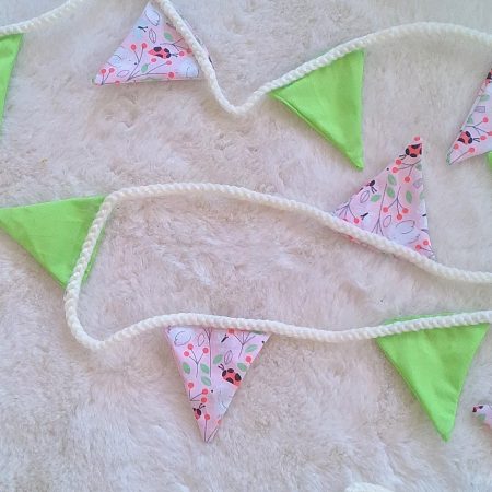 Homes or Nature Themed Fabric Bunting 2 metres