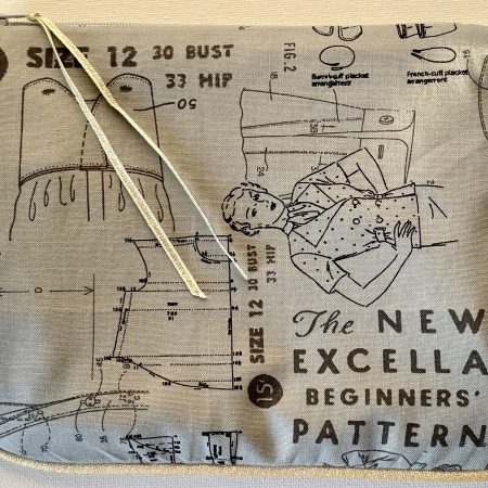 Small cosmetic bag, Handbag organiser pouch (pattern making)
