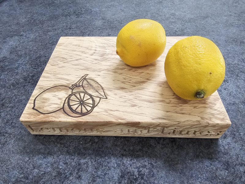 Hand made Wooden Bar Board available in a choice of British grown timbers
