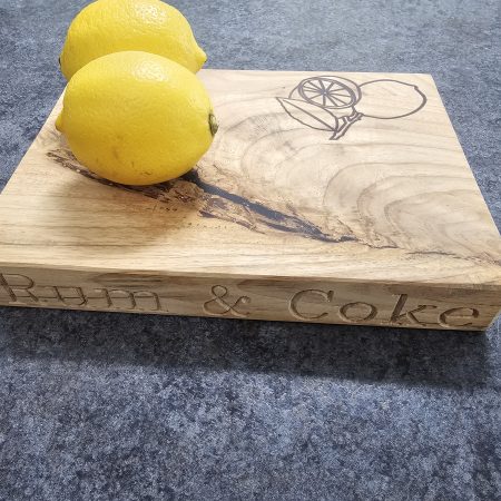 Hand made Wooden Bar Board available in a choice of British grown timbers