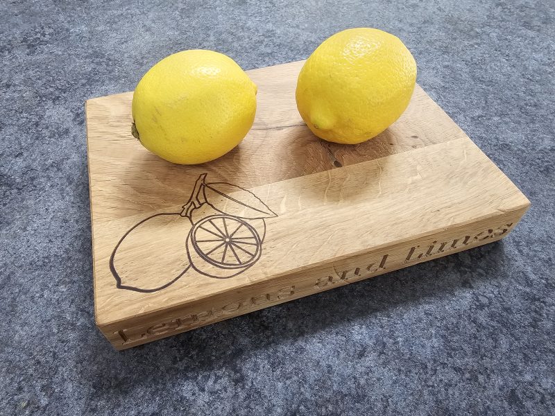 Hand made Wooden Bar Board available in a choice of British grown timbers