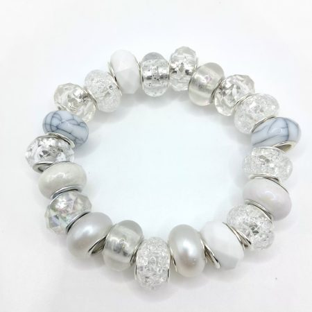 Handmade Multi-coloured Rondelle Bead Bracelet Collection