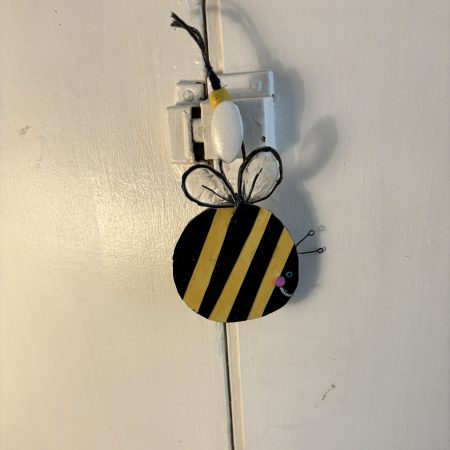 Handmade bumble Bee hanging decorations