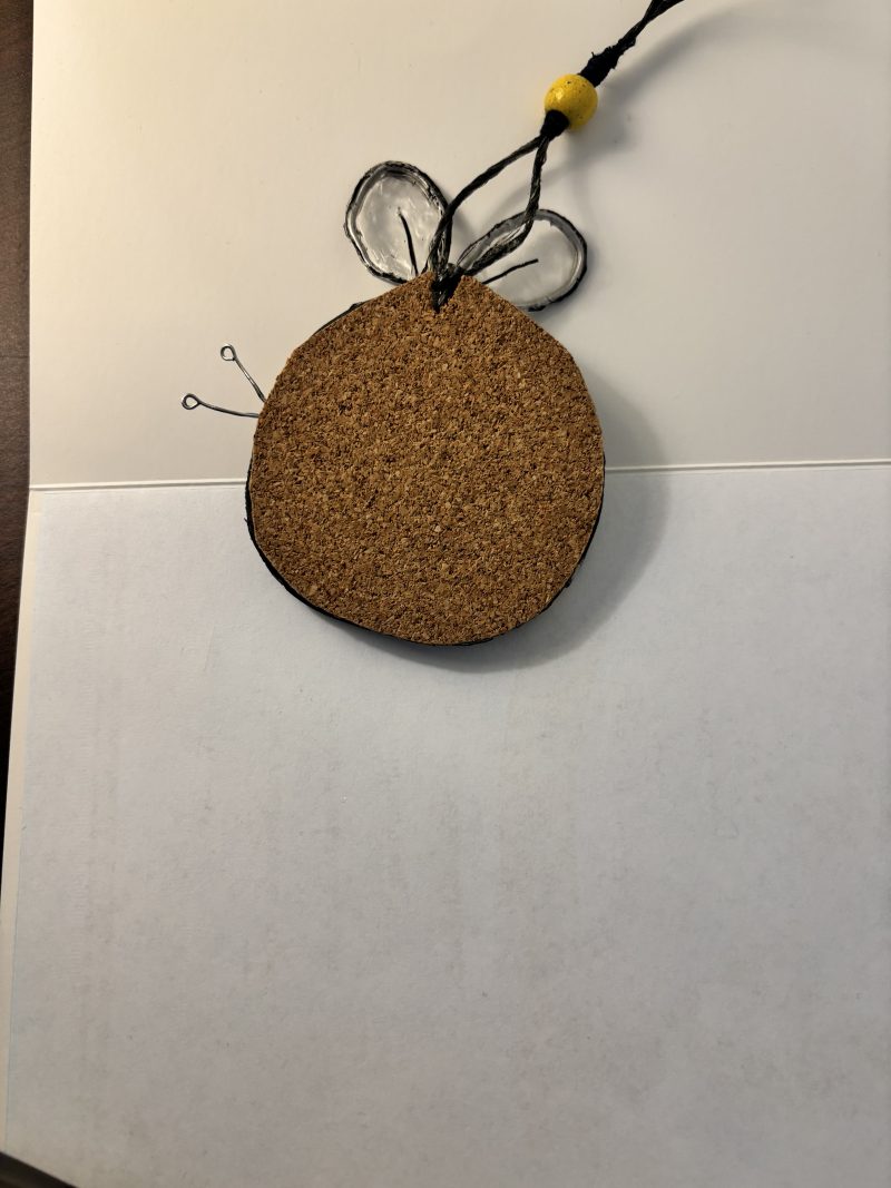 Handmade bumble Bee hanging decorations