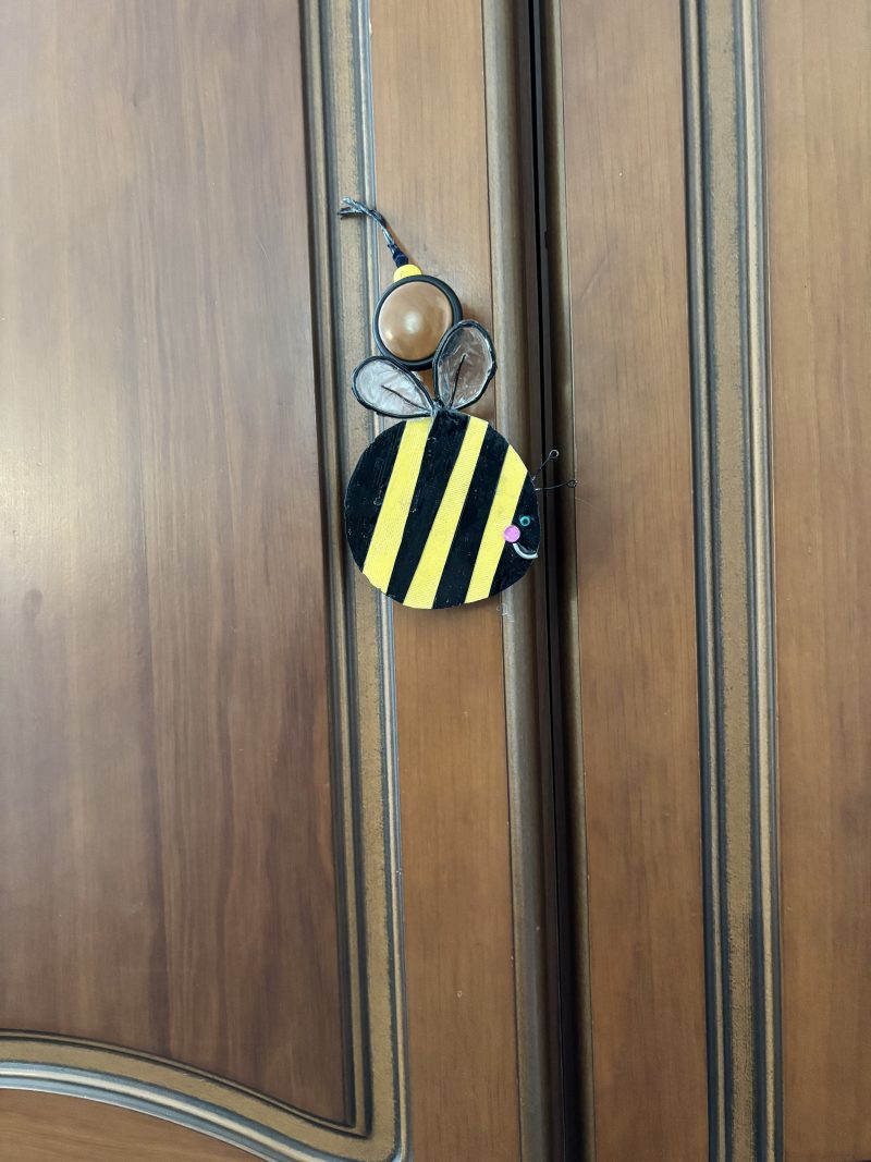 Handmade bumble Bee hanging decorations