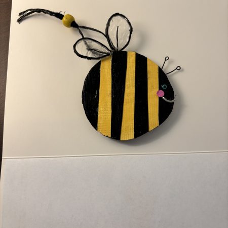 Handmade bumble Bee hanging decorations