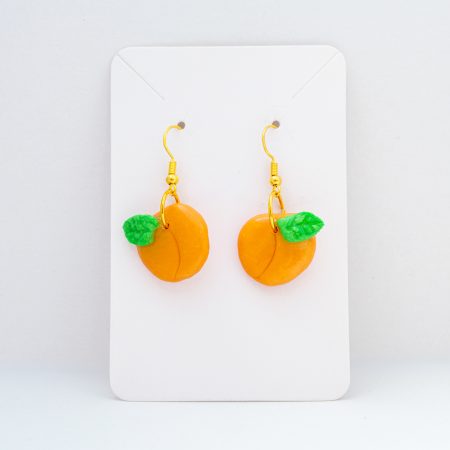 Handmade, fruit themed polymer clay earrings.