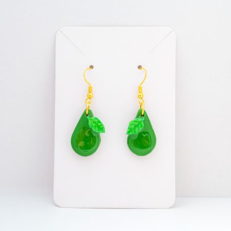 Handmade, fruit themed polymer clay earrings.