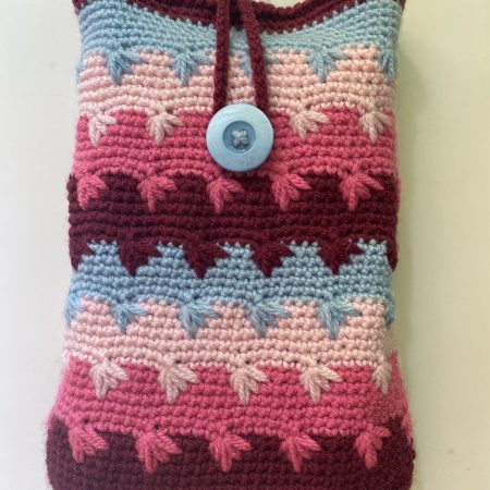 Crochet book sleeve