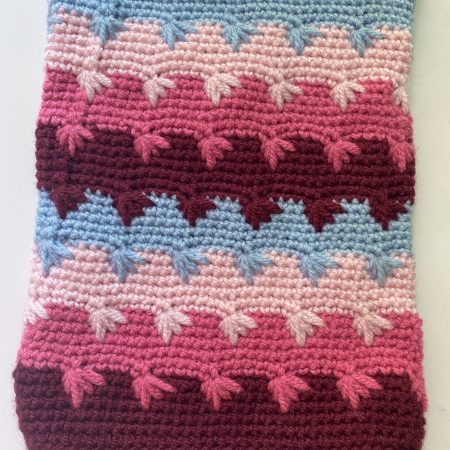 Crochet book sleeve