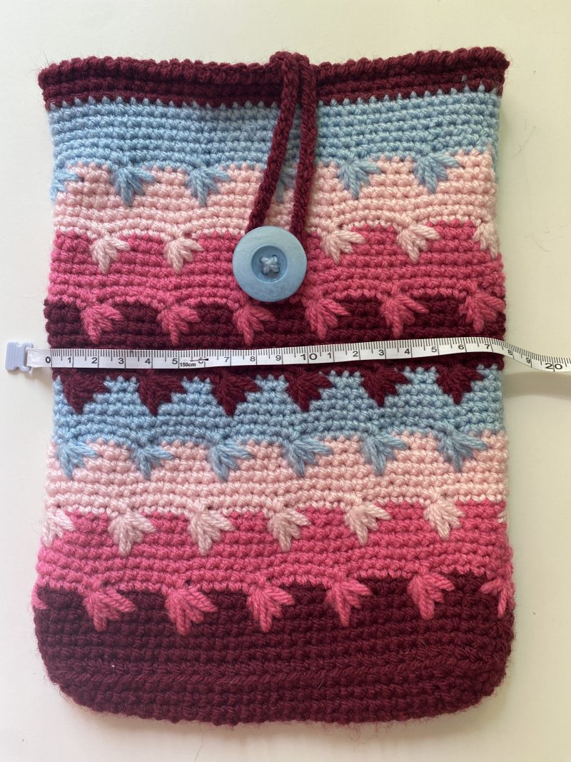 Crochet book sleeve