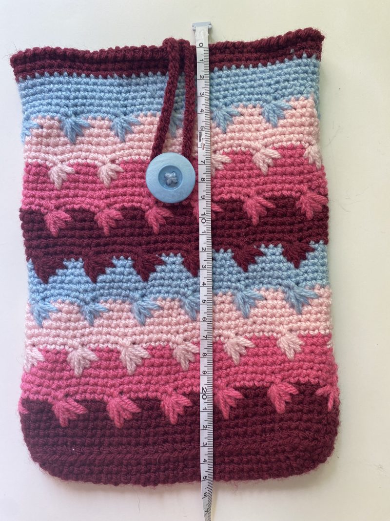 Crochet book sleeve