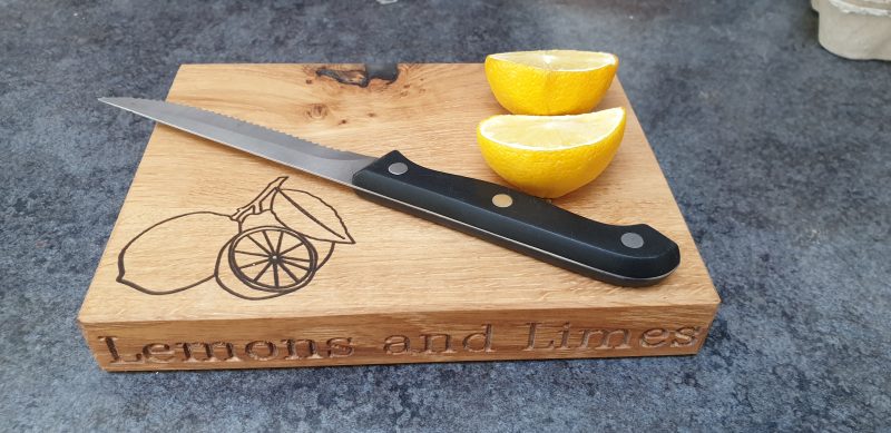 Hand made Wooden Bar Board available in a choice of British grown timbers