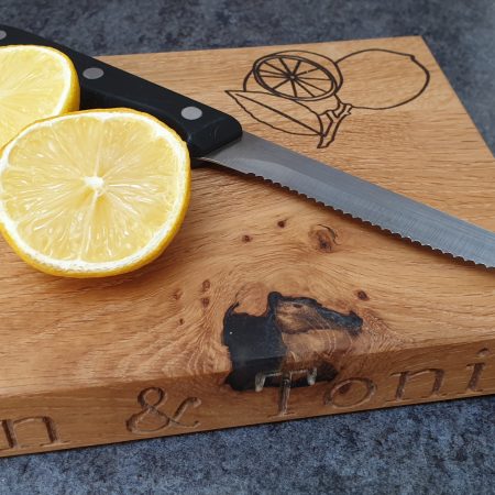 Hand made Wooden Bar Board available in a choice of British grown timbers