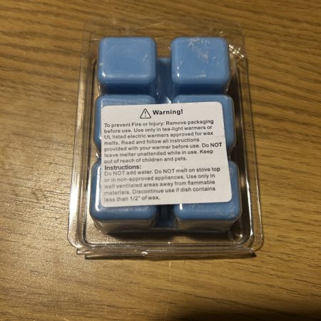 Blue lenor wax melt bar