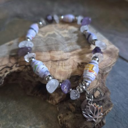 The Lavender Mist Bracelet (one of a kind)