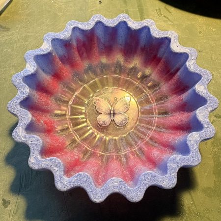 Handmade Butterfly Resin Trinket Dish