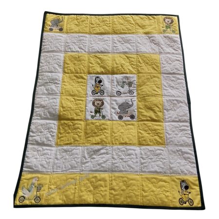 Safari animal baby quilt
