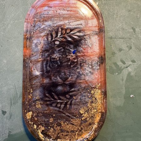 Tiger Spirit Resin Trinket Tray