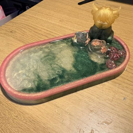 Highland Cow Resin Trinket Tray