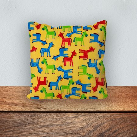 Horses Design Mini Cushion
