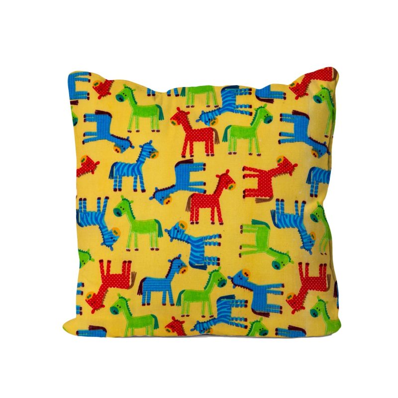 Horses Design Mini Cushion