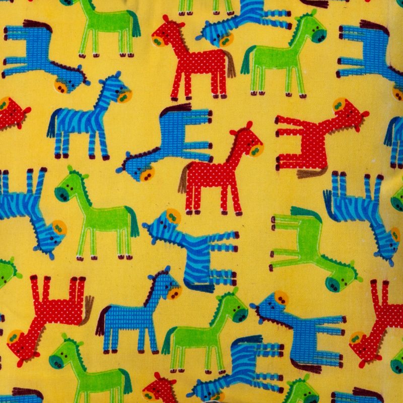 Horses Design Mini Cushion