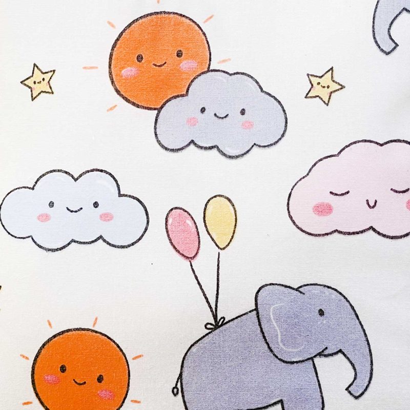 Elephant Design Mini Cushion