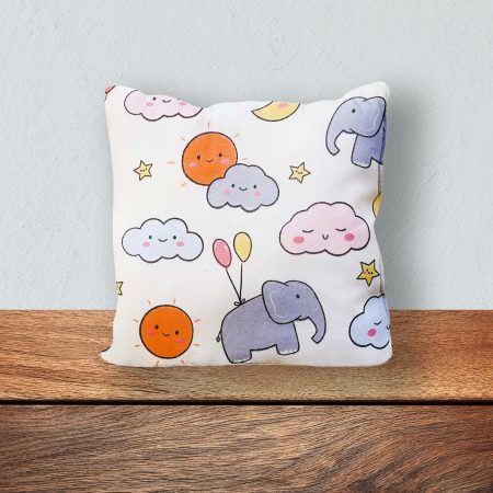 Elephant Design Mini Cushion