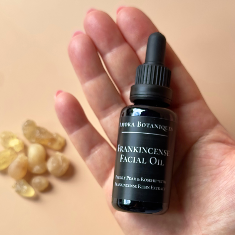 Boswellic Acid Frankincense Facial Oil with Prickly Pear, Pomegranate, Rosehip & Jojoba