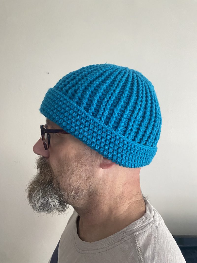 Crochet hats in different colours