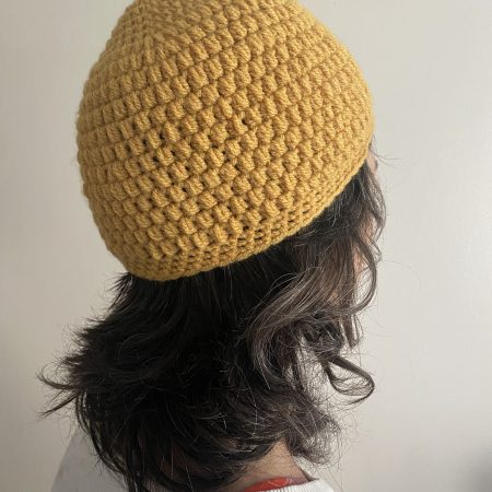 Crochet hats in different colours