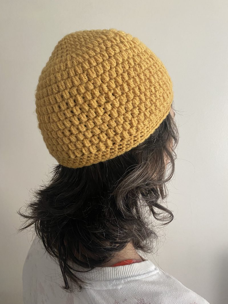 Crochet hats in different colours
